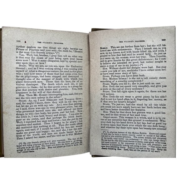 The Star Library Pilgrim’s Progress John Bunyan 1885 Book Antique - Picture 4 of 10